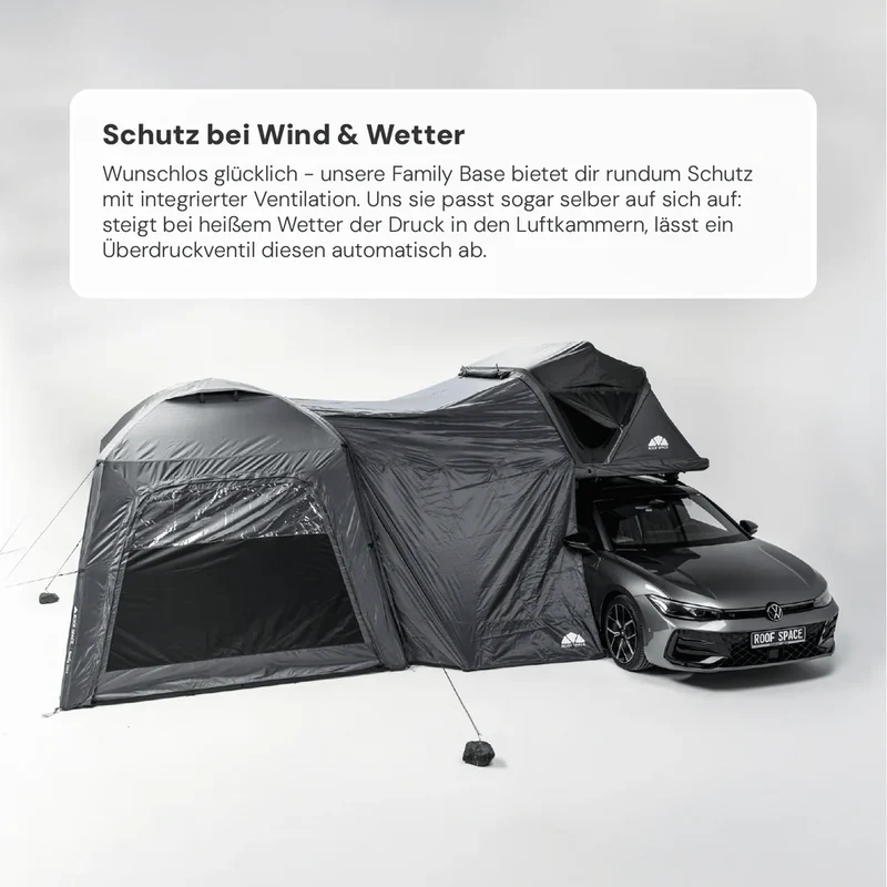 Vorzelt FAMILY BASE für Dachzelt ROOF SPACE 2 & 4