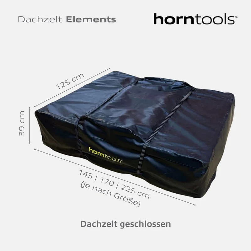 Dachzelt Elements Gen II - 140 cm - Farbe Ocean