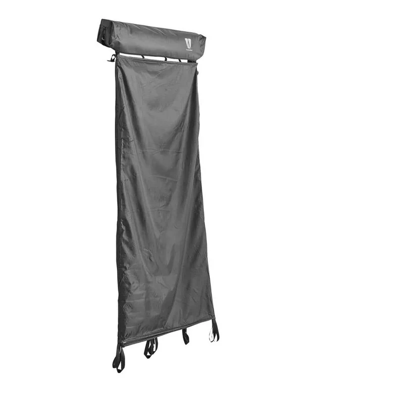 Duschzelt mit Regenhaube 100cm schwarz