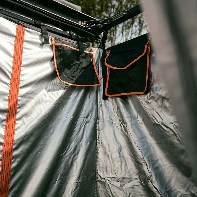 Duschzelt mit Regenhaube 100cm schwarz