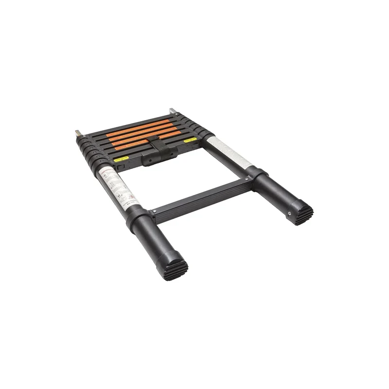 Teleskopleiter Aluminium 260 cm schwarz Dachzelt Faltzelte