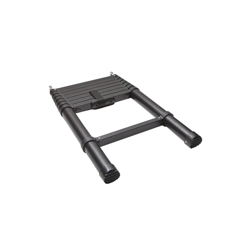 Teleskopleiter Aluminium 260 cm schwarz Dachzelt Faltzelte
