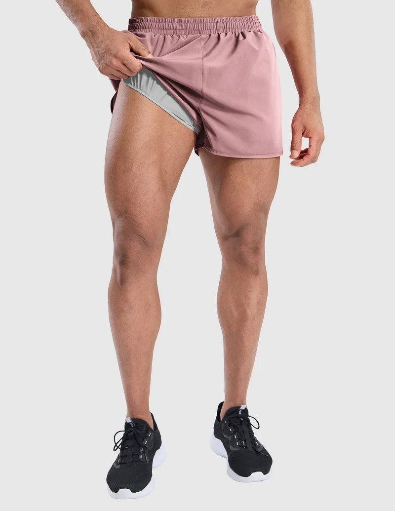 Men's PaceLite Split Shorts W/Brief 3"