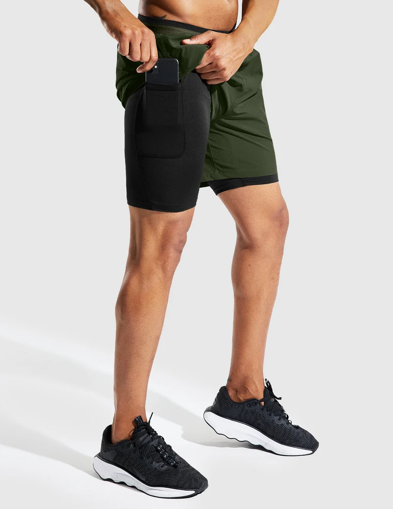 Men's SprintDry™ 2 in 1 Running Shorts 5"