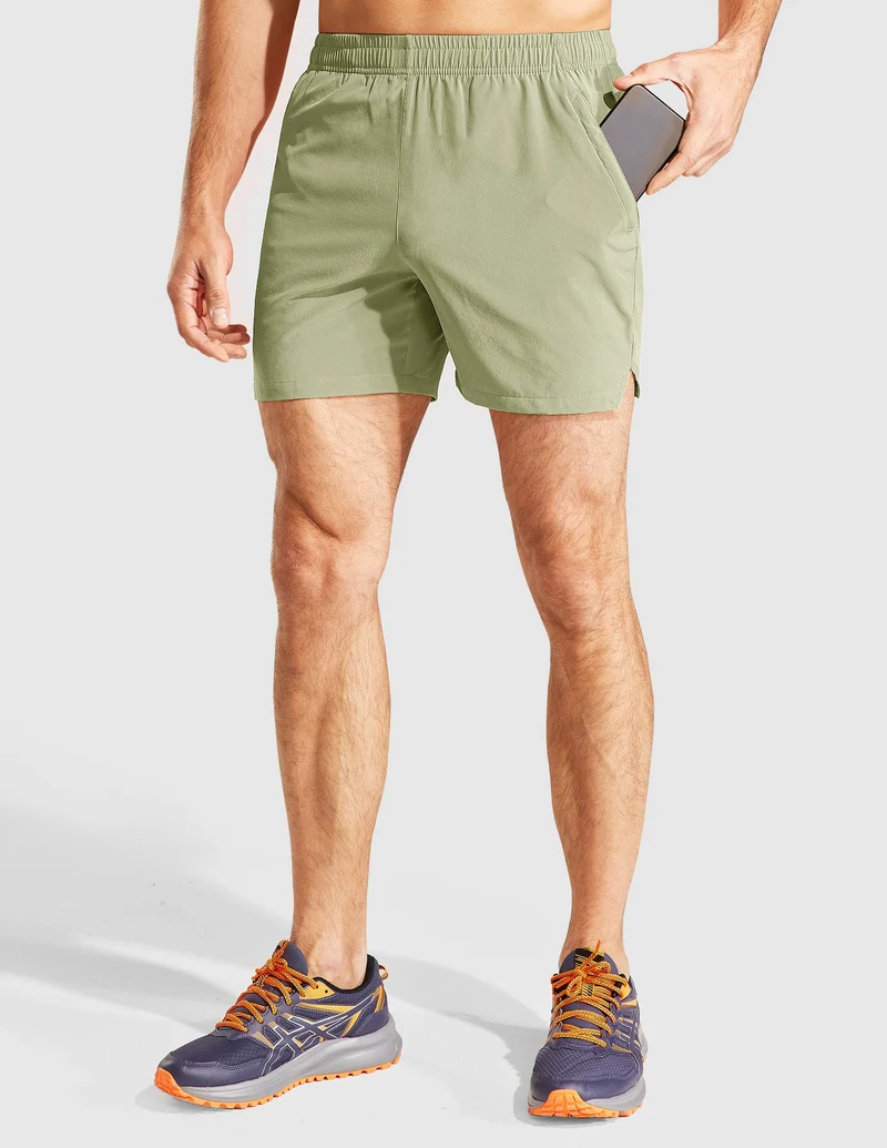 Men's PaceLite Shorts W/ Zipper Pockets 5"
