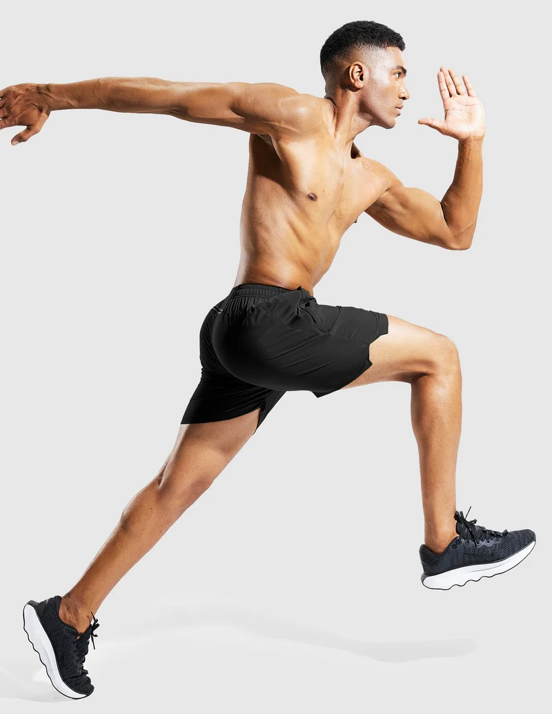 Men's PaceLite Shorts W/ Zipper Pockets 5"