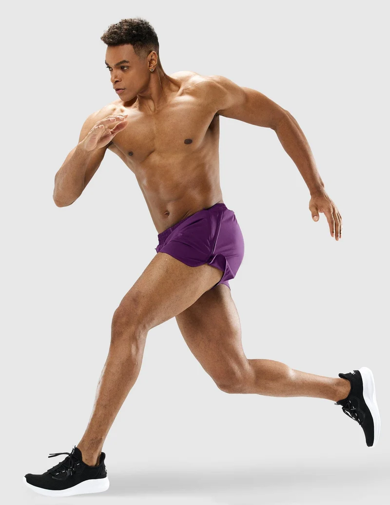 Men's PaceLite Split Running Shorts W/Brief 3"