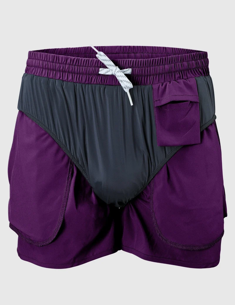Men's PaceLite Split Running Shorts W/Brief 3"