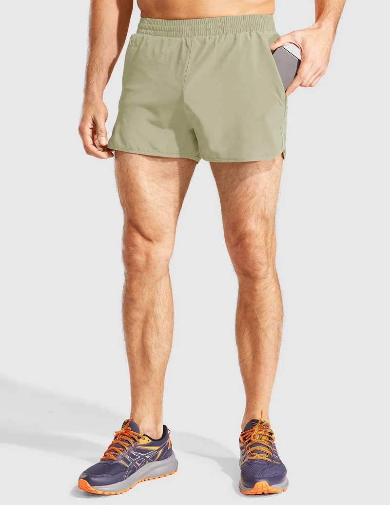 Men's PaceLite Split Running Shorts W/Brief 3"