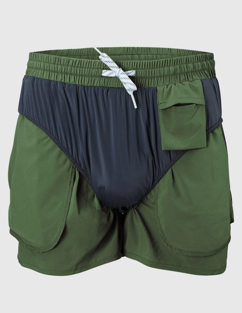Men's PaceLite Split Running Shorts W/Brief 3"
