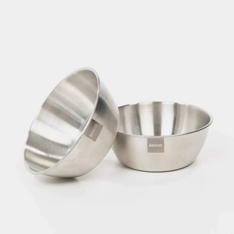 BOXIO BOWL Schüssel aus Edelstahl 2er Set