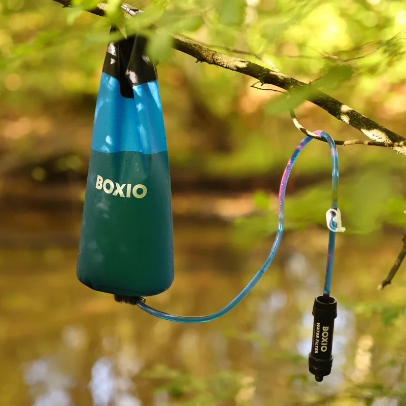 BOXIO WASH UP mit Wasserfiter und Geschirrtüchern