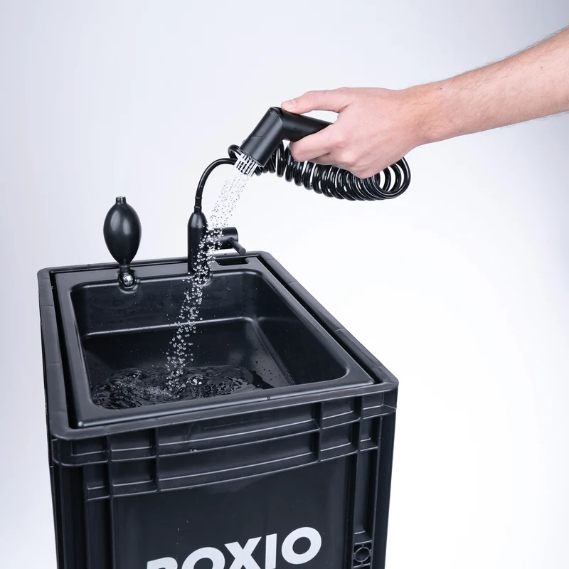 BOXIO WASH MAX+ mobiles Waschbecken mit Filter-System