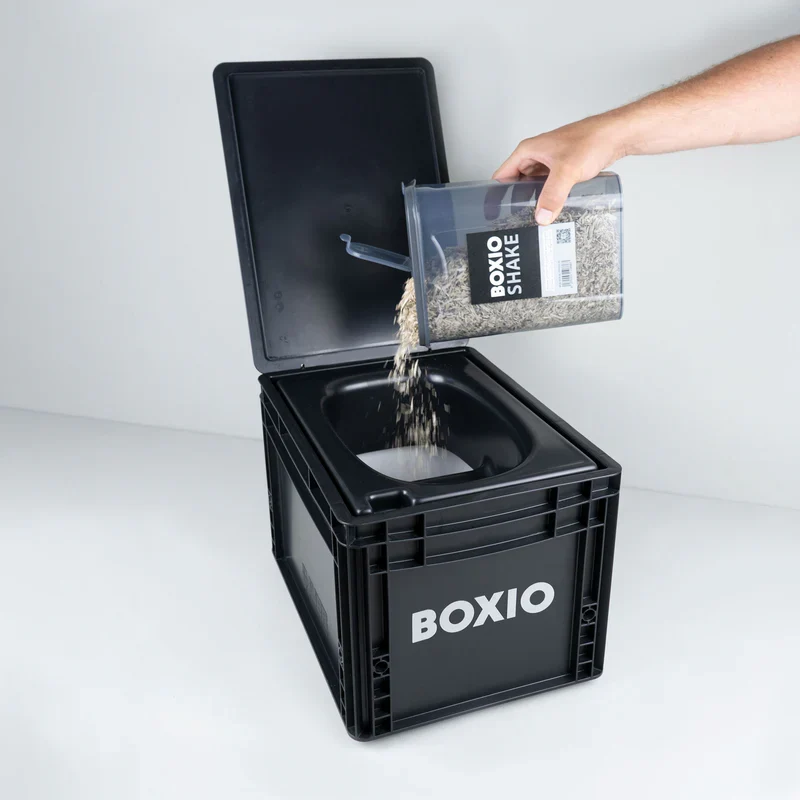 BOXIO SHAKE Hanfstreubehälter für deine Trenntoilette