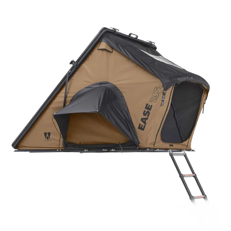 VICKYWOOD Hartschalen-Dachzelt CUMARU EASE 135 grau