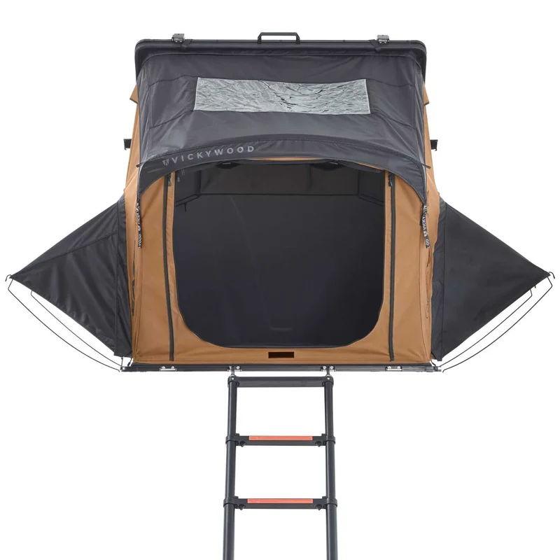 VICKYWOOD Hartschalen-Dachzelt CUMARU EASE 135 grau
