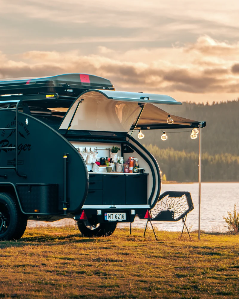 HEROCAMPER Teardrop Caravan Mini-Wohnwagen Armstrong