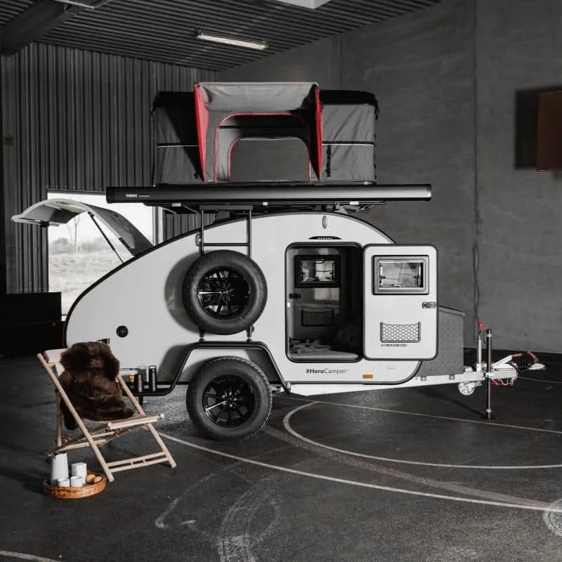 HEROCAMPER Teardrop Caravan Mini-Wohnwagen Livingstone