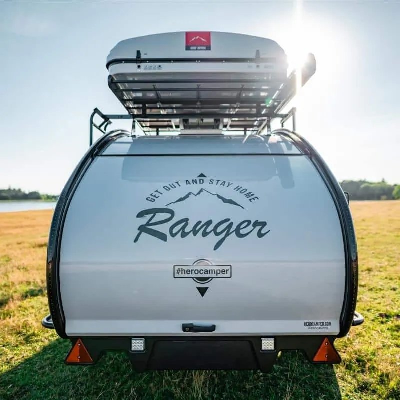 HEROCAMPER Teardrop Caravan Mini-Wohnwagen Livingstone