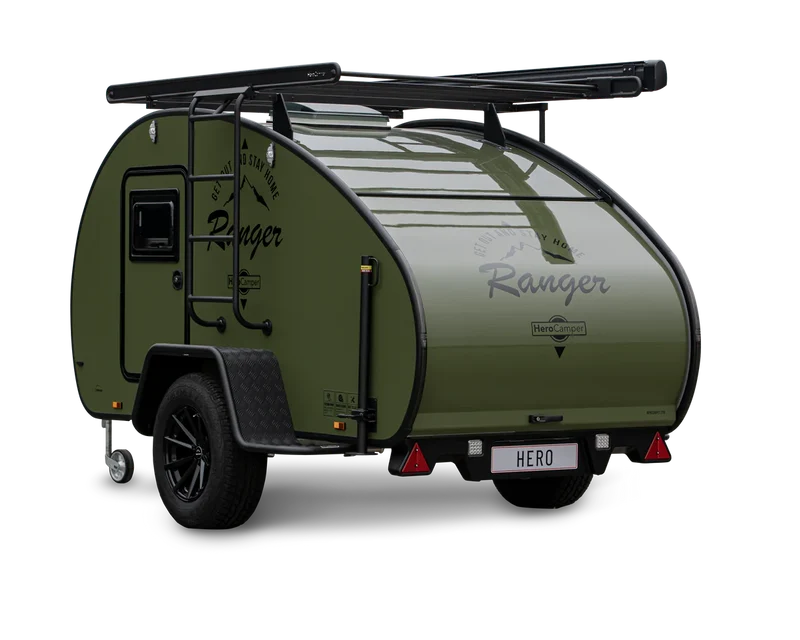 HEROCAMPER Teardrop Caravan Mini-Wohnwagen Columbus