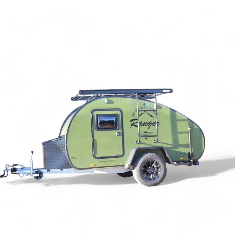 HEROCAMPER Teardrop Caravan Mini-Wohnwagen Livingstone