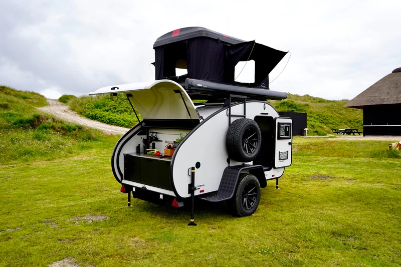HEROCAMPER Teardrop Caravan Mini-Wohnwagen Livingstone