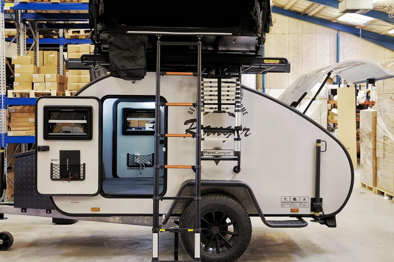 HEROCAMPER Teardrop Caravan Mini-Wohnwagen Livingstone