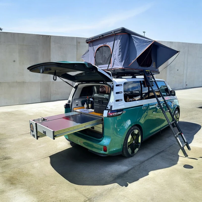 VW ID. BUZZ - Camperbox mit Bett inkl. Matratze