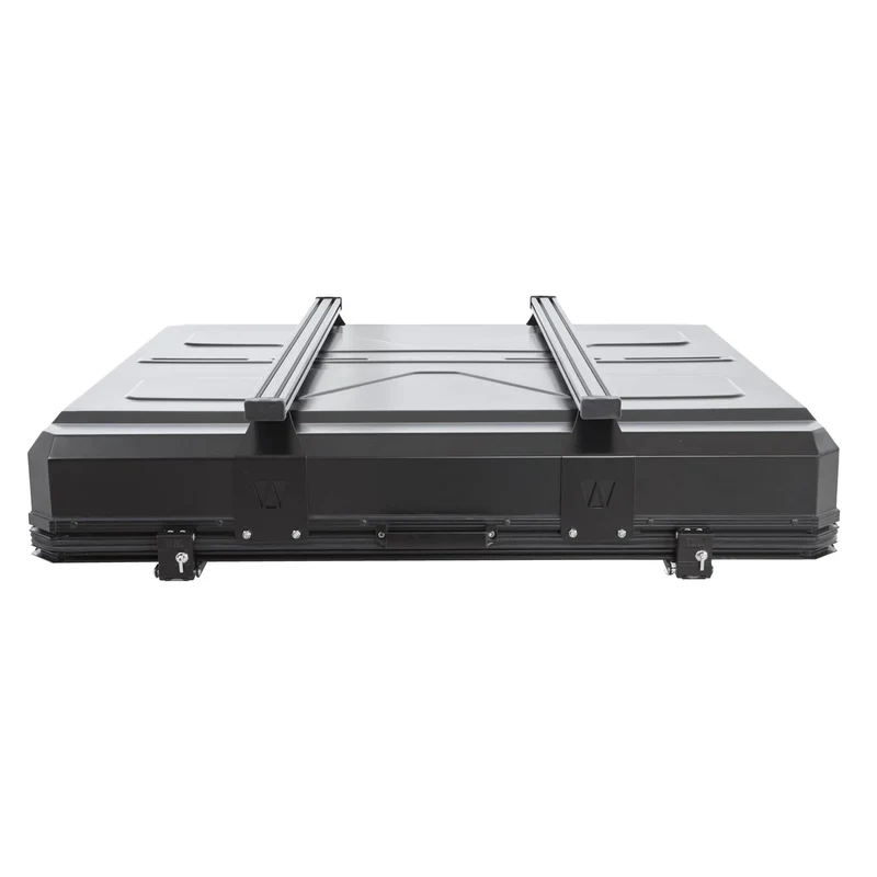 VICKYWOOD Hybrid Hartschalen Dachzelt TEAK 135 grau