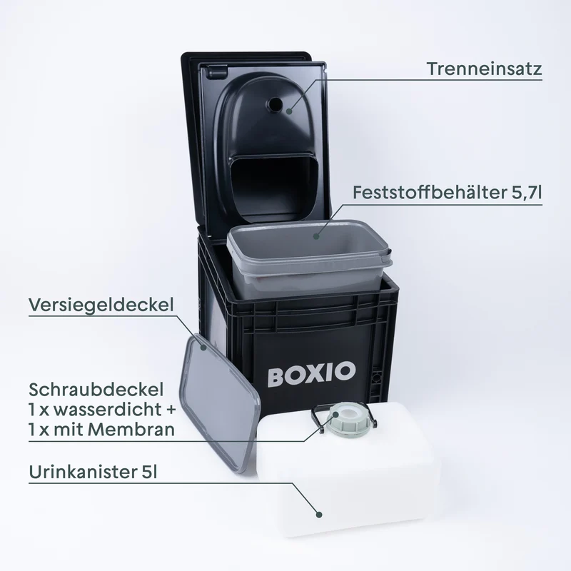 BOXIO TOILET MAX+ Trenntoilette Komplettset