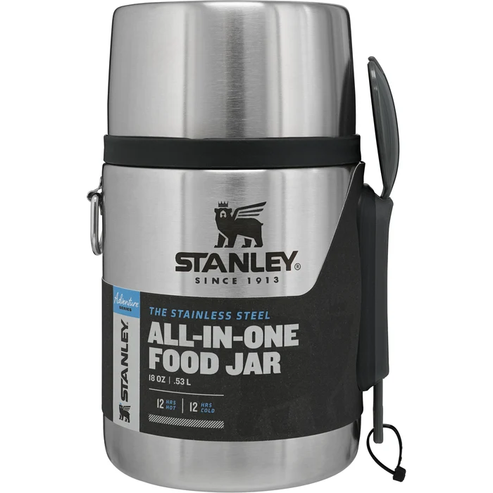 The Stainless Steel AiO Food Jar - mattermos med spork