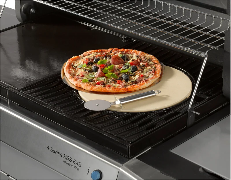 Campingaz Culinary Modular Keramik-Pizzastein mit Pizzaschneider