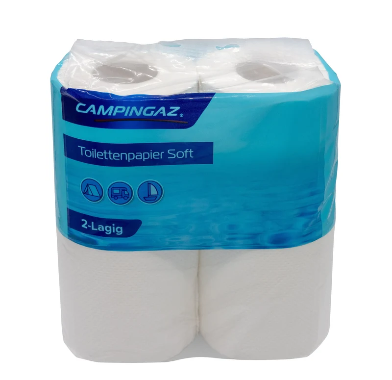 Campingaz Toilettenpapier Soft für Campingtoiletten | 4 Rollen