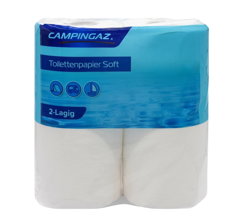 Campingaz Toilettenpapier Soft für Campingtoiletten | 4 Rollen
