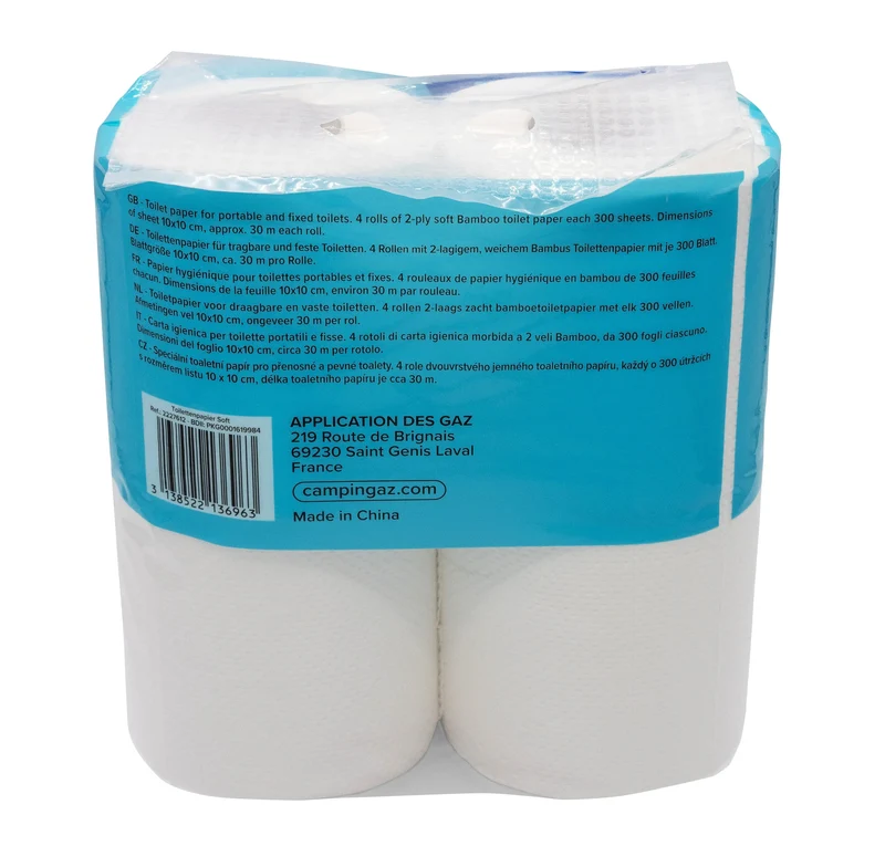 Campingaz Toilettenpapier Soft für Campingtoiletten | 4 Rollen