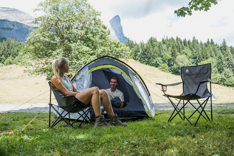 Coleman Campingstuhl Quad Chair Stahl | 113kg Tragkraft | zusammenfaltbar