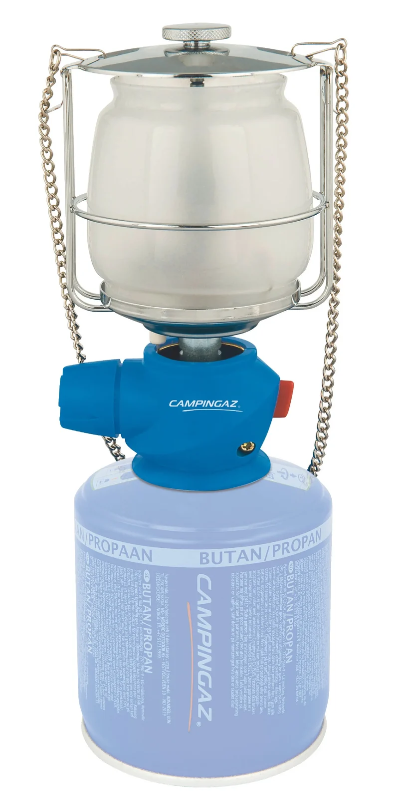 Campingaz Gaslampe Lumostar Plus CV PZ | mit Piezozündung | 80 Watt Helligkeit