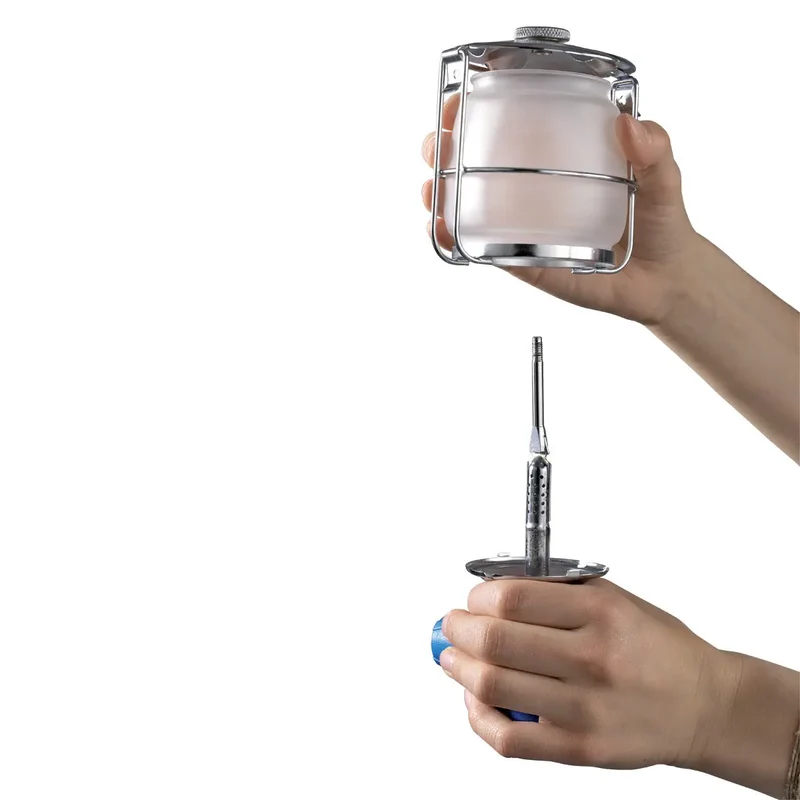 Campingaz Gaslampe Lumostar Plus CV PZ | mit Piezozündung | 80 Watt Helligkeit