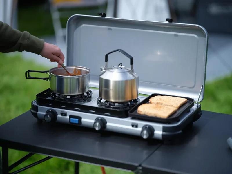 Campingaz Camping Kitchen 2 Multi-Cook R | 3 in 1 Gaskocher & Campinggrill