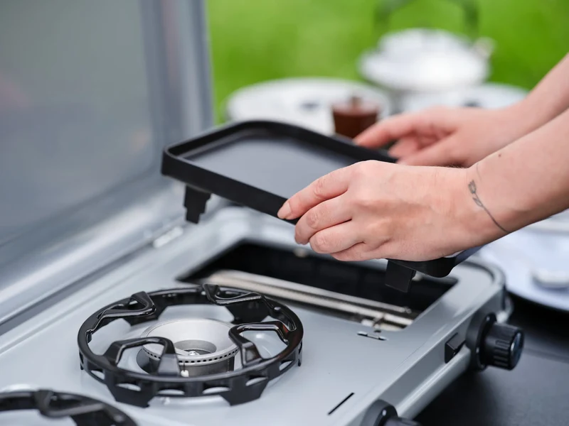 Campingaz Camping Kitchen 2 Multi-Cook R | 3 in 1 Gaskocher & Campinggrill