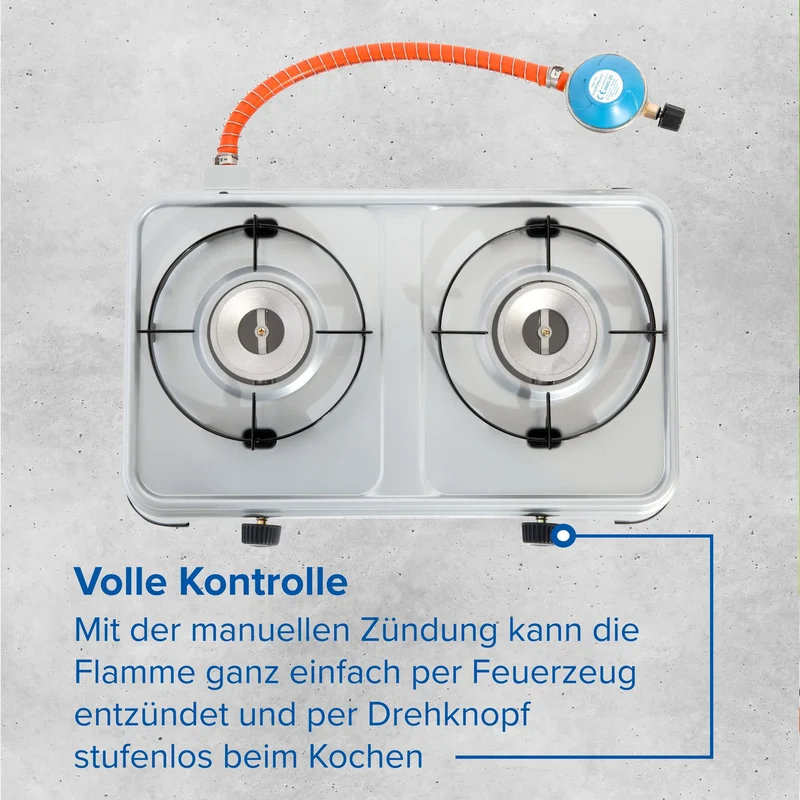 Campingaz Camping Cook CV Gaskocher | 2 Brenner
