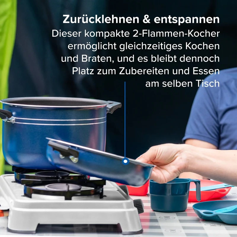 Campingaz Camping Cook CV Gaskocher | 2 Brenner