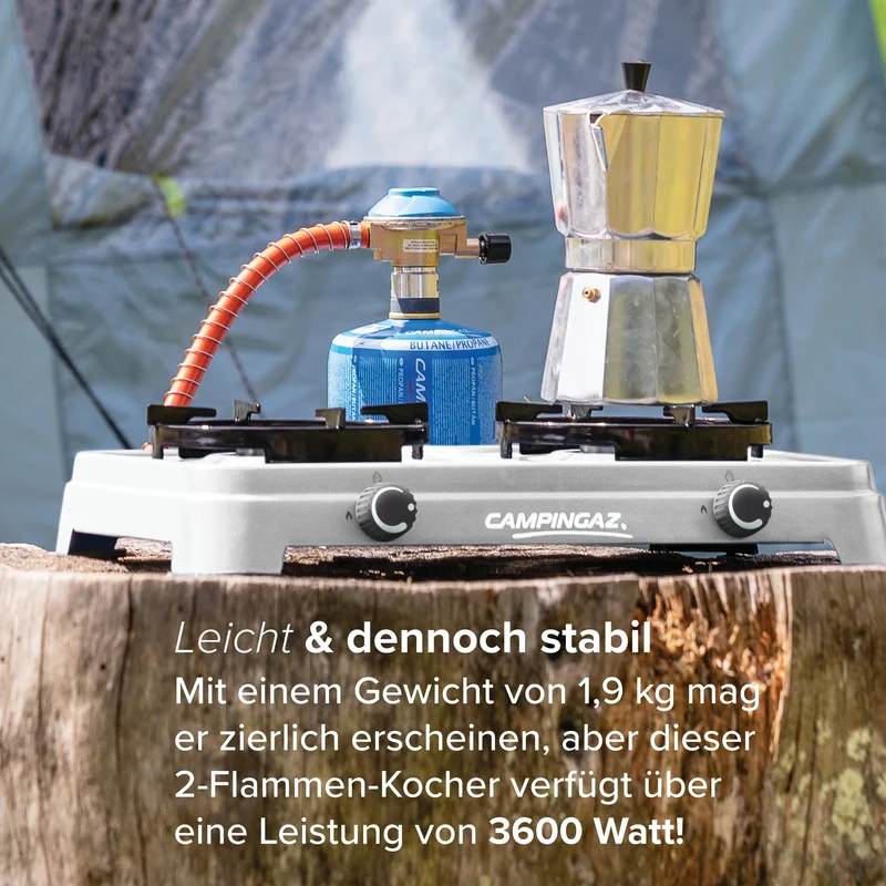 Campingaz Camping Cook CV Gaskocher | 2 Brenner
