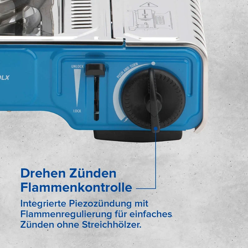 Campingaz Gaskocher Camp'Bistro DLX mit Stopgaz | 1 Brenner