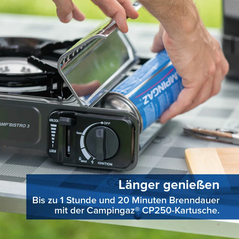 Campingaz Gaskocher Camp'Bistro 3 mit Grillplatte | 1 Brenner
