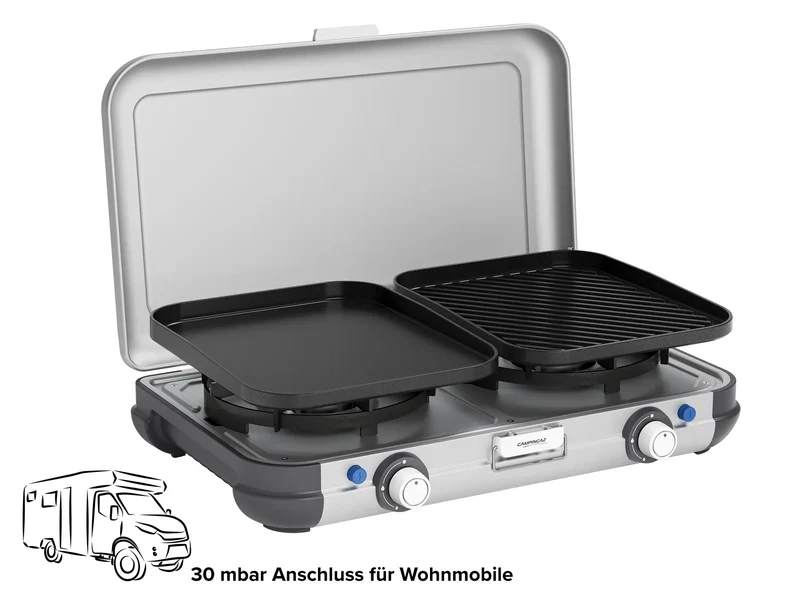 Camping Kitchen 2 Grill & Go Caravan | 30 mbar speziell für Wohnmobile