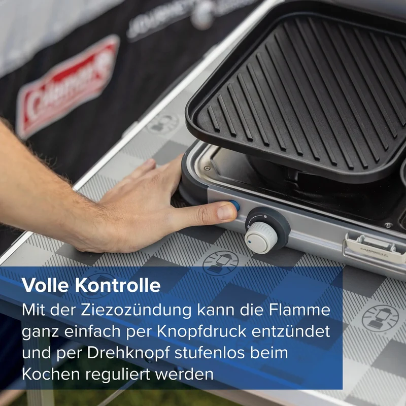 Camping Kitchen 2 Grill & Go Caravan | 30 mbar speziell für Wohnmobile