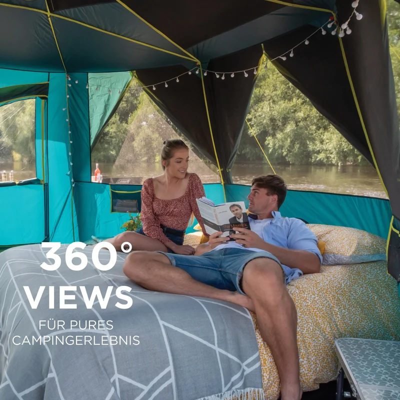 Coleman Octagon BlackOut Familienzelt | 6-8 Personen