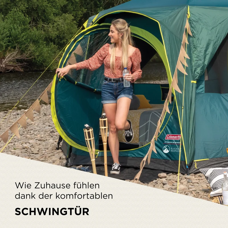 Coleman Octagon BlackOut Familienzelt | 6-8 Personen
