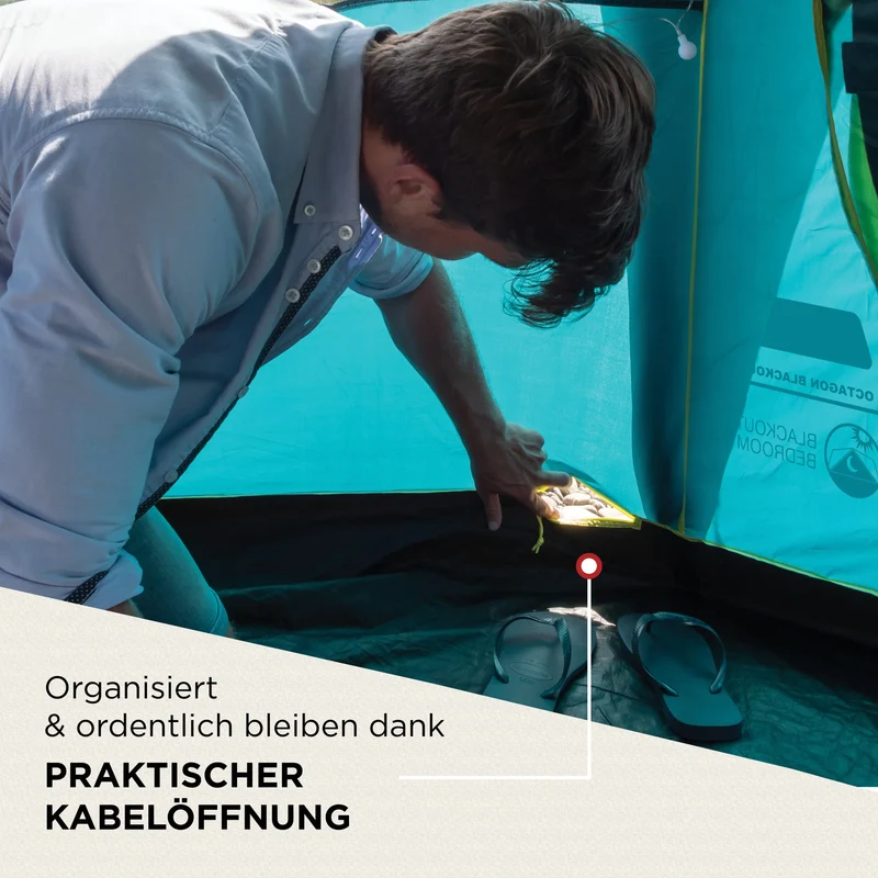 Coleman Octagon BlackOut Familienzelt | 6-8 Personen